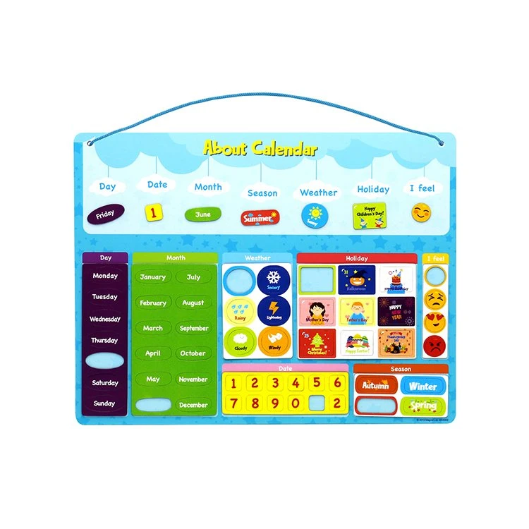 Hanging Magnetic Calendar Board