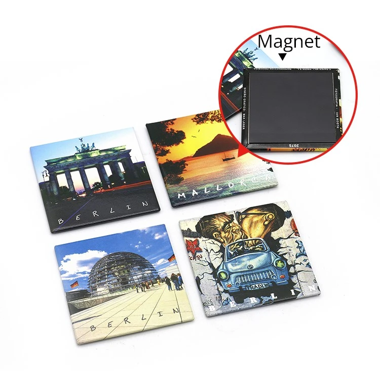 Tin Photo Fridge Magnet
